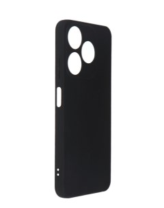 Чехол для Tecno Spark 10 10C Soft Matte с защитой камеры Silicone Black NST68672 Neypo