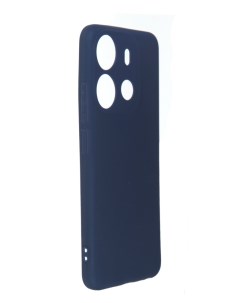 Чехол для Tecno Spark Go 2023 Pop 7 Soft Matte с защитой камеры Silicone Dark Blue NST59279 Neypo