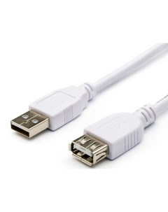 Аксессуар USB 2 0 AM AF 1 8m White AT3789 Atcom