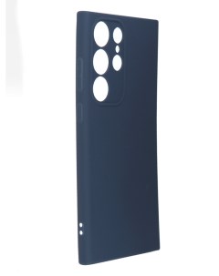 Чехол для Samsung Galaxy S23 Ultra Soft Matte с защитой камеры Silicone Dark Blue NST61188 Neypo