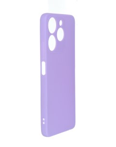 Чехол для Tecno Spark 10 Pro Soft Matte с защитой камеры Silicone Lilac NST68938 Neypo