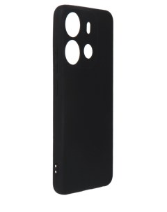 Чехол для Tecno Spark Go 2023 Pop 7 Soft Matte с защитой камеры Silicone Black NST59278 Neypo