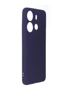 Чехол для Tecno Spark Go 2023 Pop 7 Soft Matte с защитой камеры Silicone Dark Purple NST60667 Neypo
