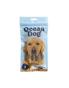 Лакомство для собак из сушенои кожи атлантическои трески Oceandog