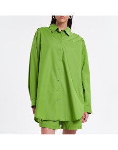 Зелёная хлопковая рубашка Mollis