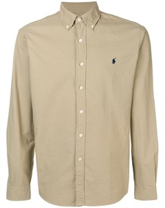 Polo ralph lauren рубашка на пуговицах с логотипом xl нейтральные цвета Polo ralph lauren