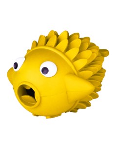 Игрушка для собак рыба ёрш с ароматом сливок 12 см Желтый Mr.kranch