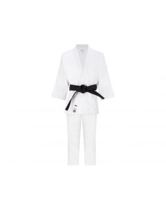 Кимоно для дзюдо подростоковое Judo Silver FDR белое Clinch