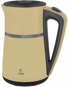 Чайник LXK 30020 4 бежевый Lex