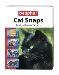 Cat Snaps Витамины с вкусом креветок дкошек 75таб Beaphar