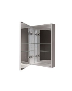 Smart Cabinets Шкаф 50x75x13 5 см подвесной с одной дверцей и полками зеркальный хром Noken