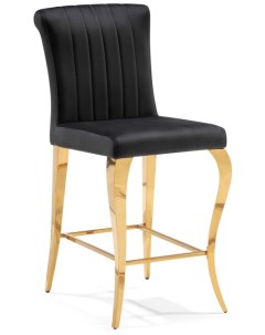 Полубарный стул Joan black gold 15388 Woodville