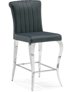 Полубарный стул Joan dark grey steel 15387 Woodville