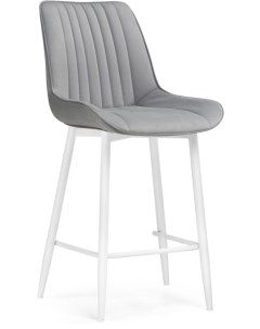 Полубарный стул Седа К светло серый белый 511176 Woodville