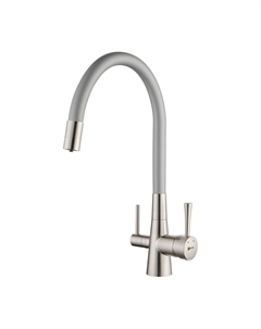 Смеситель для кухни Comfort LM3075BN-Silver никель, серебристый Lemark