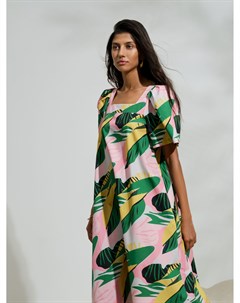 Платье с тропическим принтом Calista