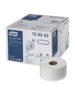 Туалетная бумага в мини рулонах 170 м 12 шт Tork