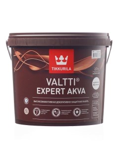 Антисептик Valtti Expert Akva декоративный для дерева бесцветный 2 7 л Tikkurila