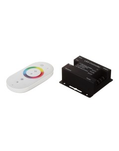 Контроллер для светодиодной ленты RGB 201013288 288 Вт 12 24 В IP20 белый Gauss