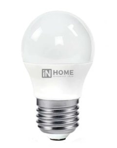 Лампа светодиодная Е27 3000К 11 Вт 1050 Лм 230 В шар матовая In home
