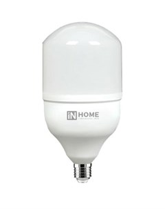 Лампа светодиодная Е27 6500К 30 Вт 2850 Лм 230 В цилиндр матовая In home