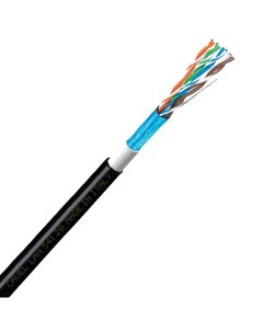 Интернет кабель уличный витая пара FTP CAT5e LAN 541 2G 4х2х0 51 мм экранированный 200 м Cavel
