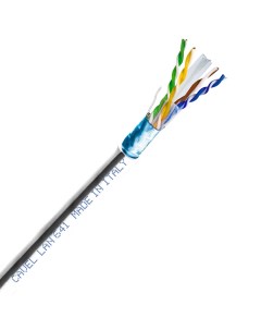 Интернет кабель витая пара FTP CAT6 LAN 641 4х2х0 57 мм экранированный 200 м Cavel