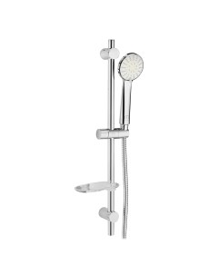 Душевой гарнитур Shower Set 3503F60M16 с лейкой d 80 мм со стойкой 600 мм с мыльницей Milardo