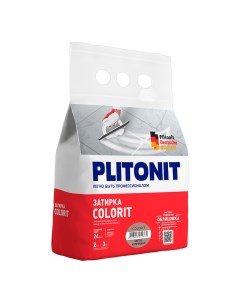 Затирка цементная Colorit светло коричневая 2 кг Plitonit