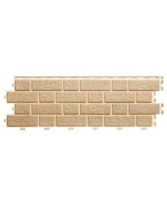 Панель фасадная Brick work 1140х350 мм бежевый меланж Tecos
