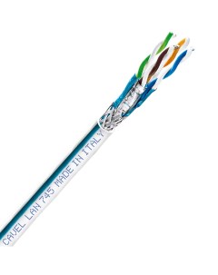 Интернет кабель витая пара S FTP CAT7а LAN 745 4х2х0 57 мм экранированный 100 м Cavel