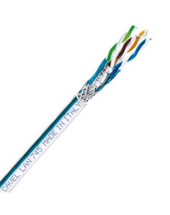 Интернет кабель витая пара S FTP CAT7а LAN 745 4х2х0 57 мм экранированный Cavel