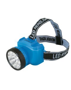 Фонарь налобный LED5361 LED5361 светодиодный 12 LED 1 2 Вт аккумуляторный SLA 500 мАч пластик 2 режи Ultraflash