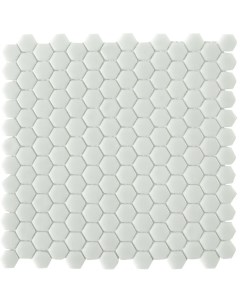 Мозаика Natural Steppa белая стеклянная 300х300х5 мм глянцевая Mir mosaic
