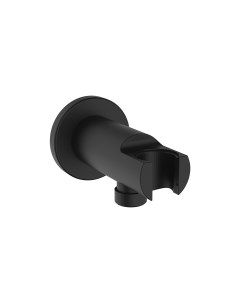 Подключение шланга Built in Shower Accessories с держателем латунь черное 003BL01i62 Iddis