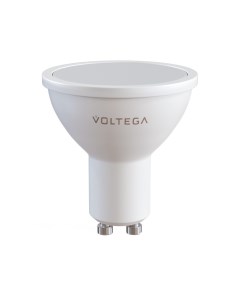Лампа светодиодная GU10 2800К 6 Вт 600 Лм 260 В рефлектор матовая диммируемая Voltega