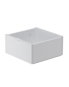 Ящик для стеллажа 324х153х315 мм белый Кубо