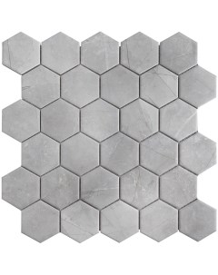 Мозаика Hexagon мрамор серая керамическая 278х265х6 мм матовая Starmosaic