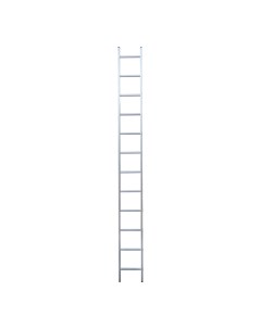 Лестница алюминиевая приставная односекционная 12 ступеней бытовая Hesler