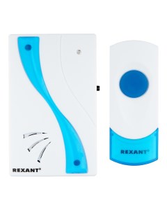 Звонок RX 2 73 0020 беспроводной с кнопкой 32 мелодии белый водонепроницаемая кнопка Rexant