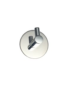 Крючок для ванной одинарный самоклеящийся металл хром KLE 071 Kleber