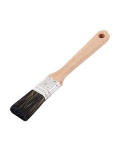 Кисть плоская смешанная щетина деревянная ручка Wood 25х12 мм для антисептиков Wenzo