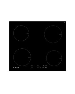 Варочная панель индукционная EVI 640 1 4 конфорки черная Lex