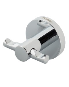 Крючок для ванной Hotel двойной на шуруп металл хром FX 31005C Fixsen