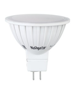 Лампа светодиодная GU5 3 3000К 7 Вт 500 Лм 220 В рефлектор MR16 матовая диммируемая Navigator