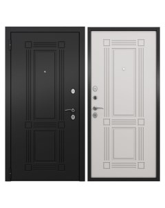 Дверь входная Home Eco левая черный матовый эмаль молоко 960х2050 мм Mastino