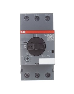 Автоматический выключатель защиты двигателя MS116 0 63 1SAM250000R1004 3P 0 63А 50 кА 690 В на DIN р Abb