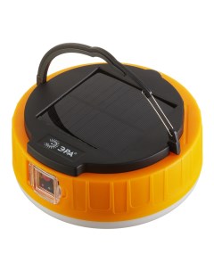 Фонарь кемпинговый Б0054044 светодиодный 37 LED 10 Вт аккумуляторный Li Ion пластик на солнечной бат Era