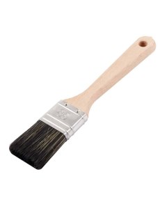 Кисть плоская смешанная щетина деревянная ручка Wood 35х12 мм для антисептиков Wenzo
