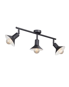 Спот потолочный E27 120 Вт 6 кв.м черный IP20 (V4807-1/3PL,9775) Vitaluce